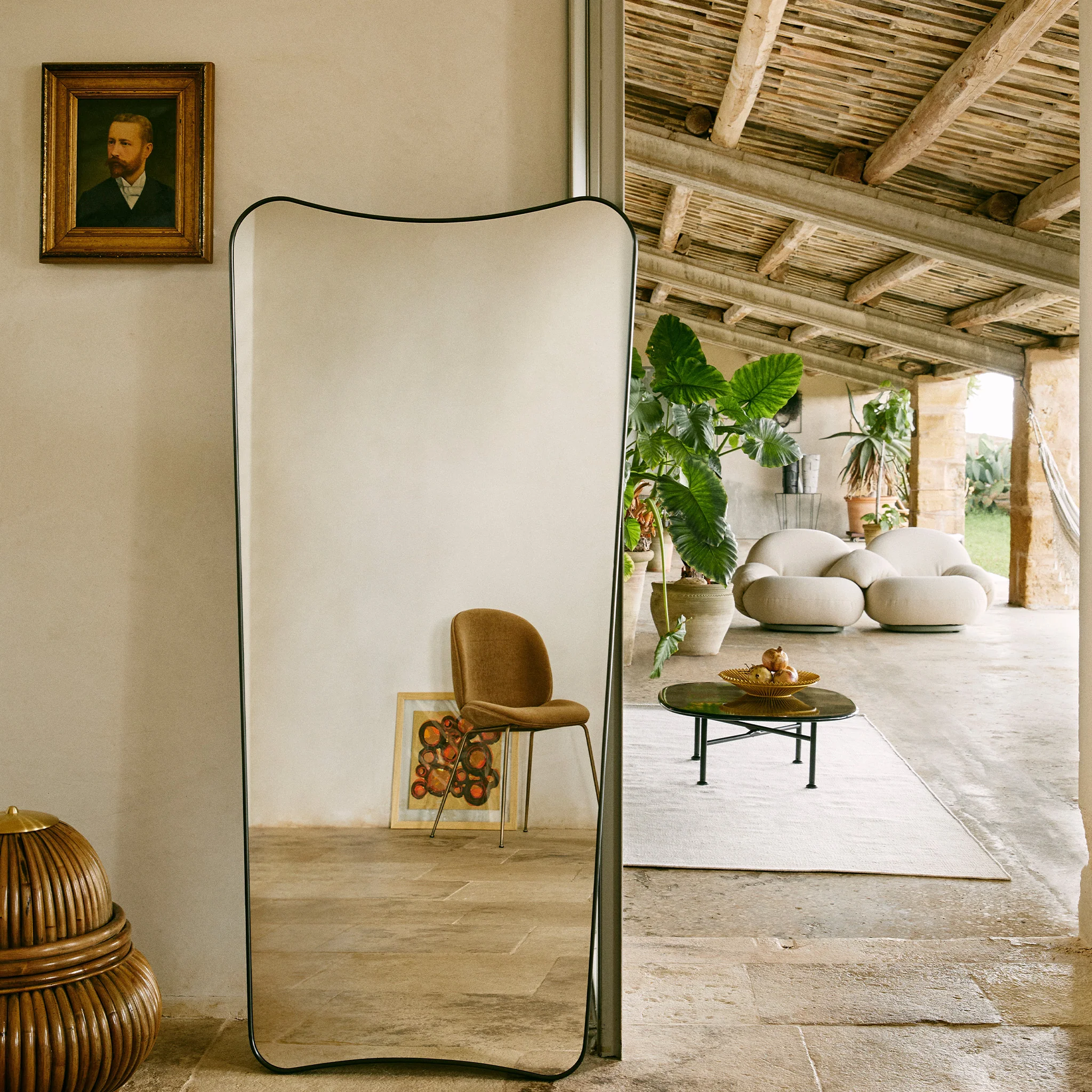 F.A.33 Wall Mirror (Black Brass) by Gubi - Image 5