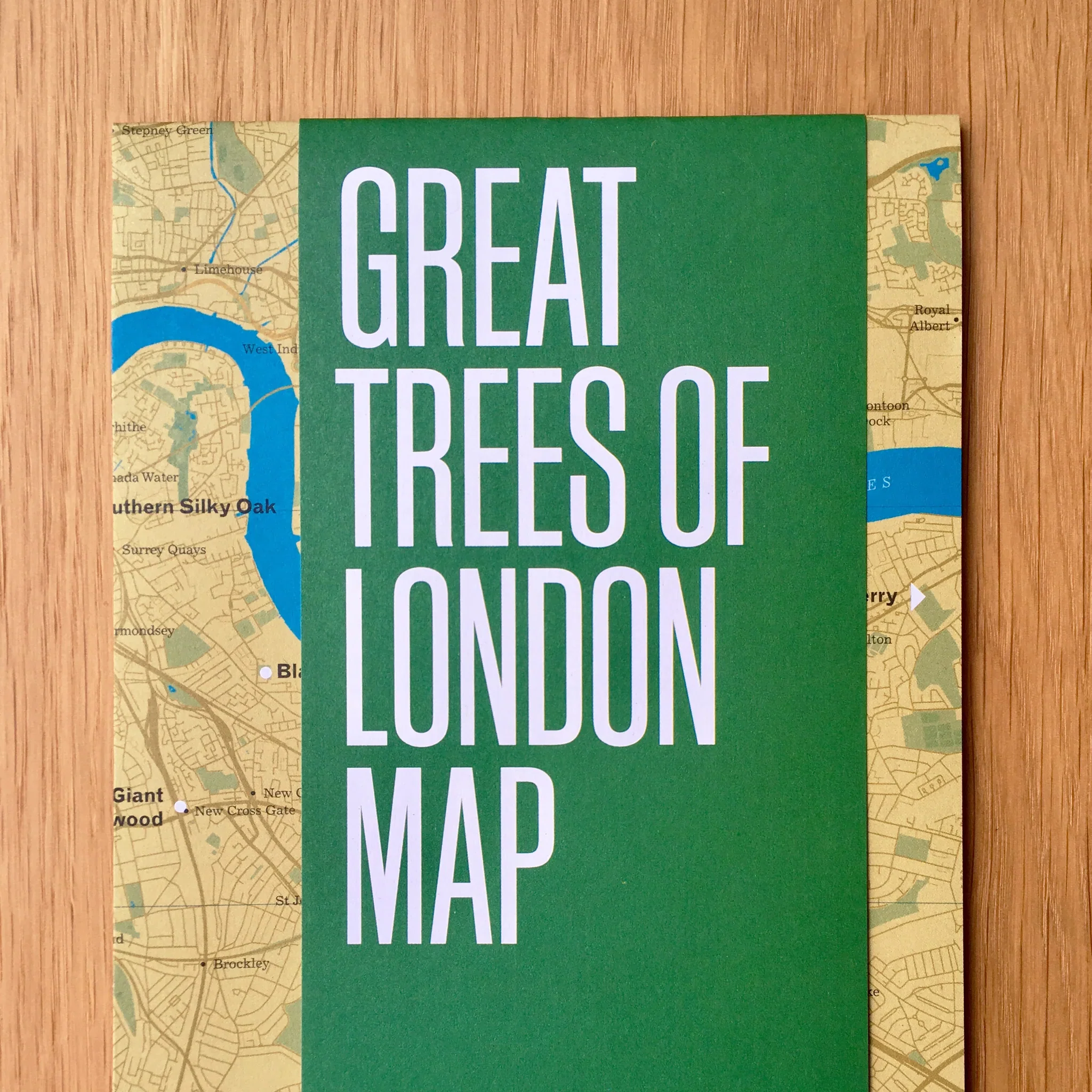 Great Trees of London Map by Blue Crow Media - Image 4