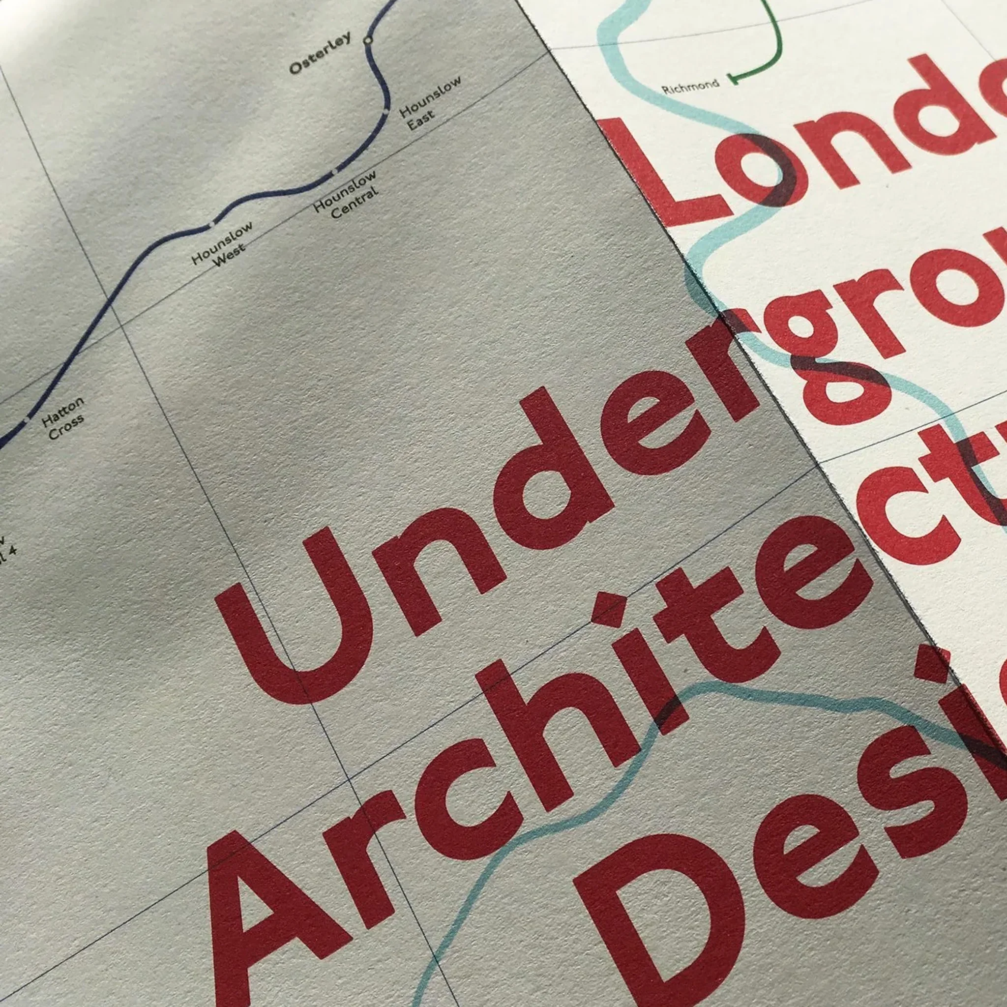 London Underground Architecture & Design Map by Blue Crow Media - Image 3